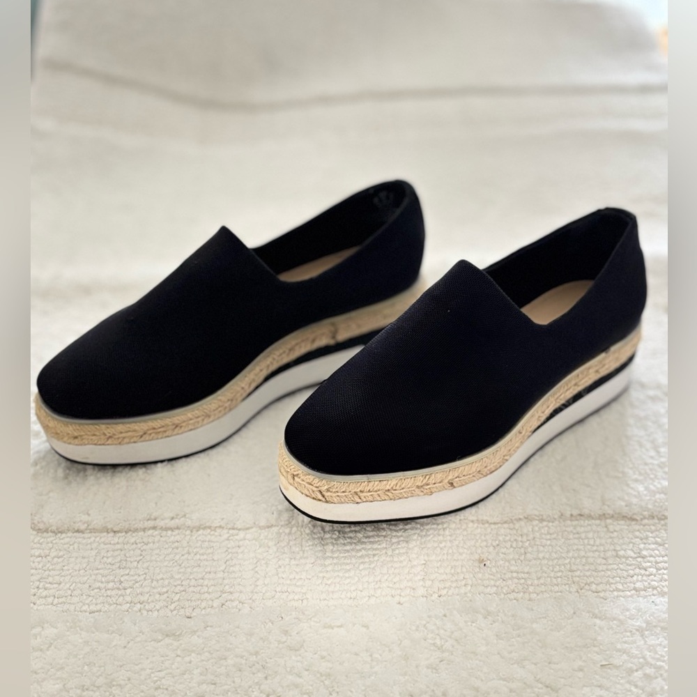 DKNY Black Slip-On Sneakers for Women, Dkny lior platform espadrilles size 7,5 - Picture 15 of 15